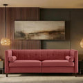 Dreamsir 78'' W Velvet Sofa, Mid-Century Modern Love Seats Sofa Furniture by Dreamsir