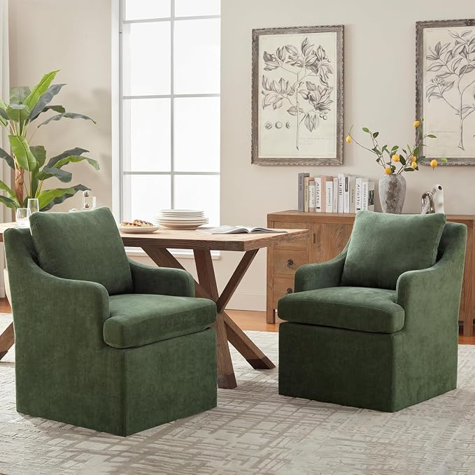 VKNOW Upholstered Dining Chairs Set of 4, Modern Kitchen Chairs Dinner Chairs - Image 4
