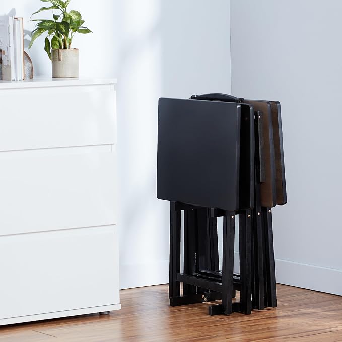 Amazon Basics Portable Foldable TV Tray Table - Image 8