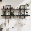 Creso hom Floating Shelves, Hanging Bathroom Shelves 2-Tier, Wall Mounted by Cresohom
