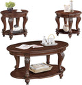 LKTART Wood Coffee Table Set by LKTART