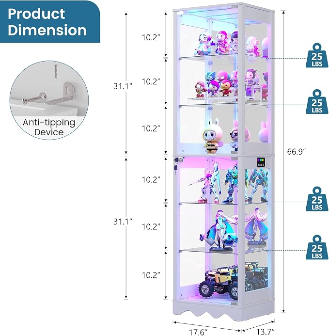 Dystler Display Cabinet with Glass Doors - Image 2