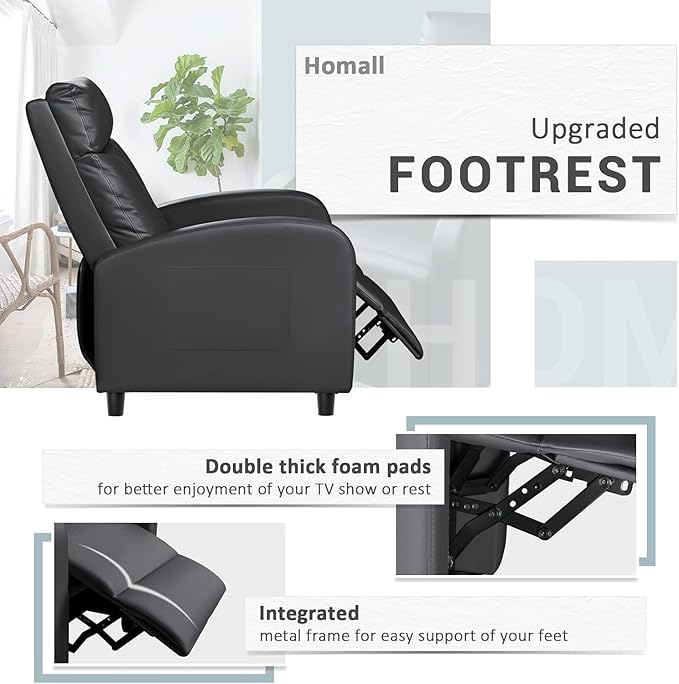 Homall Recliner Chair, Recliner Sofa - Image 8
