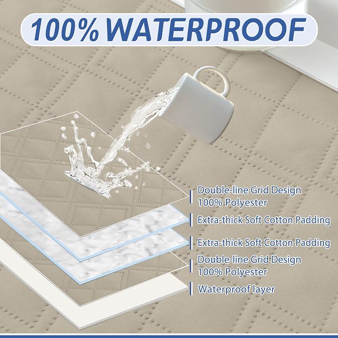 Arfntevss Recliner Sectional Couch Covers 1OO% Waterproof L Shape Sofa Cover - Image 3