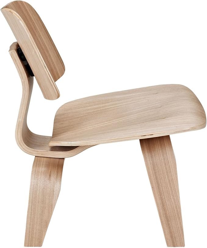 Modway EEI-510-NAT Fathom Mid-Century Modern Molded Plywood Lounge Accent Chair - Image 5