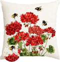 RABUSOFA Spring Summer Outdoor Pillow Covers 20x20 Inch Waterproof by RABUSOFA