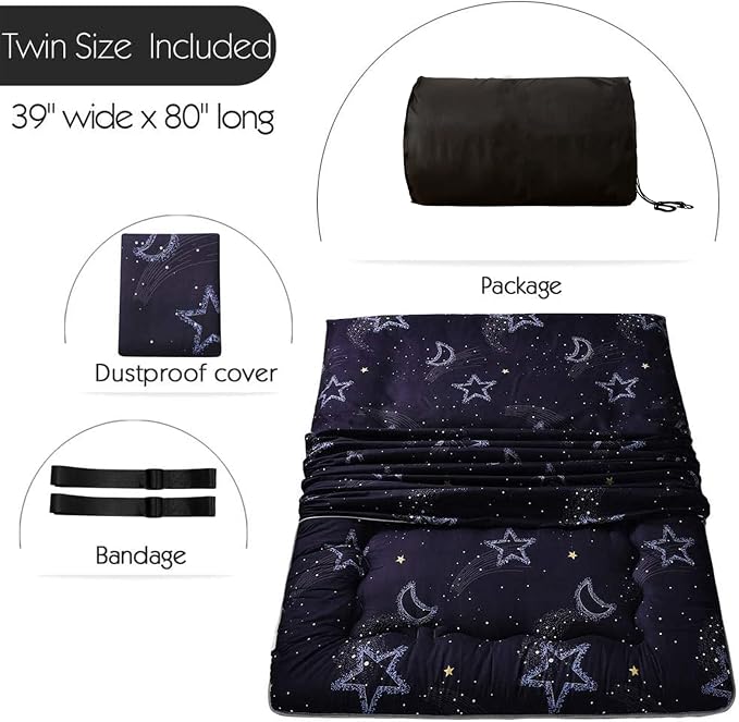 MAXYOYO Japanese Futon Mattress Floor Mattress Sleeping Pad Foldable Bed Roll - Image 4