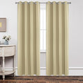 Joydeco Blackout Curtains 120 Inch Length 2 Panels Set, Thermal Insulated Long by JOYDECO