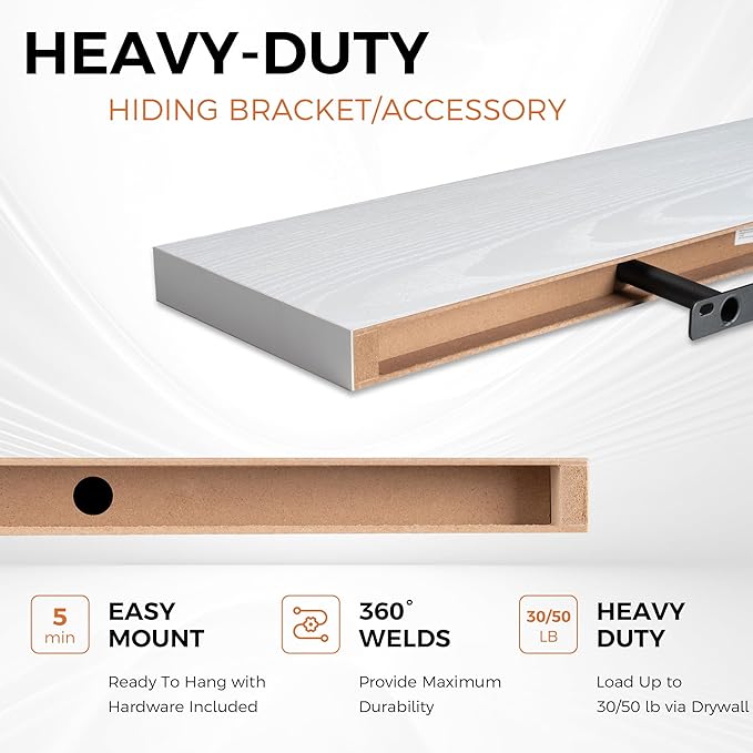 Fun Memories Floating Shelves for Wall, Floating Shelf for Living Room - Image 4