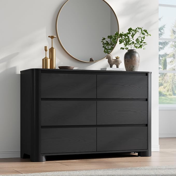 YANSNWO Minimalist Dresser and Nightstand Sets 4 Piece Bedroom Set, Wide & Tall - Image 2