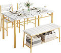 IRONCK Dining Table Set for 4, Kitchen Table by IRONCK