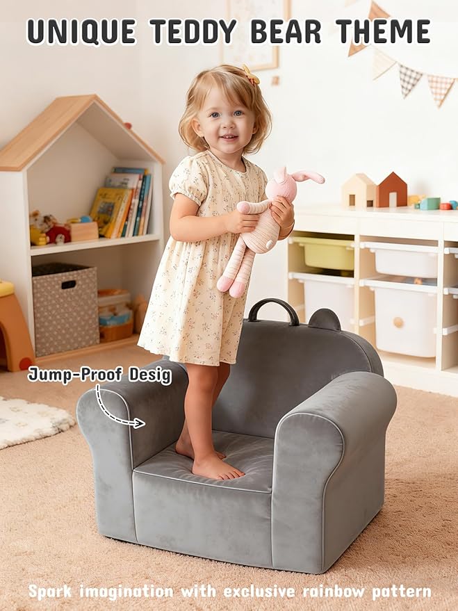 Kids Sofa Chair with Removable Washable Cover Kids Couch Toddler Chair Toddler - Image 5