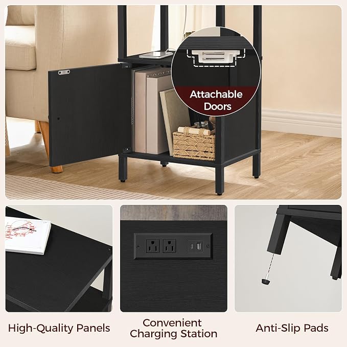 MAHANCRIS Farmhouse Nightstand - Image 6