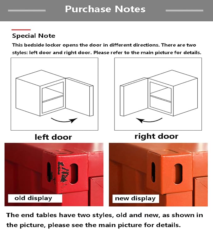 ZHAOYONGLI-End Tables Industrial Nightstand, Old - Image 5