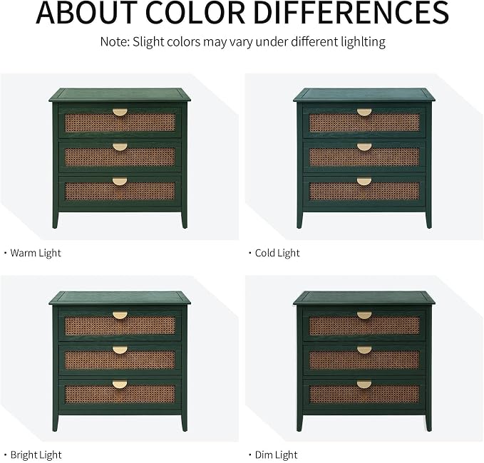 31.5" Retro Green Buffet Sideboard, Modern Coffee Bar Cabinet - Image 7