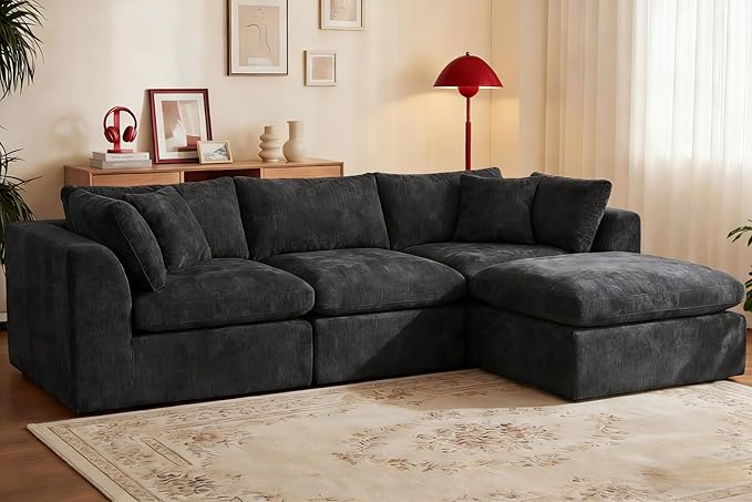 110'' Oversized Cloud Sectional Boneless Couch by GRUSIGN