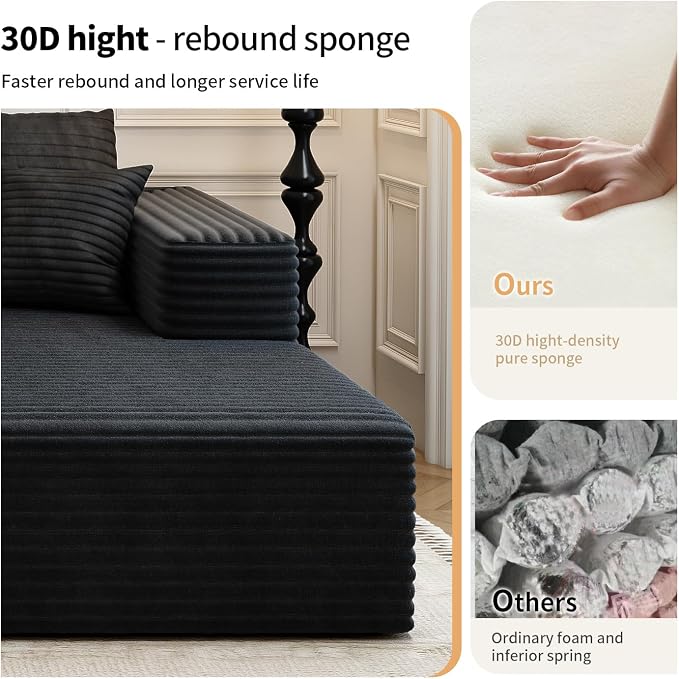 107.5" Cloud Modular Sectional Sofa - Image 5