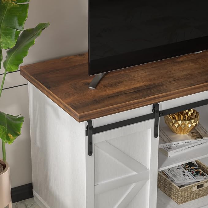 JUMMICO TV Stand for 65 Inch TV, Entertainment Center - Image 2