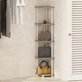 Furinno Turn-N-Tube Storage Shelves, 5-Tier Book Shelf, Corner Shelf, Toolless by Furinno-FitsYourSpaceFitsYourBudget