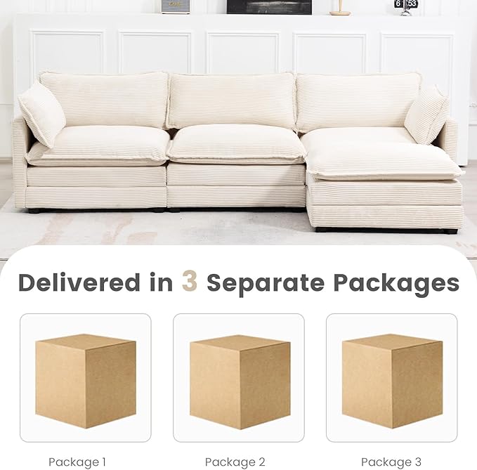 ROWHY Oversized Modular Sectional Sofa - Image 4