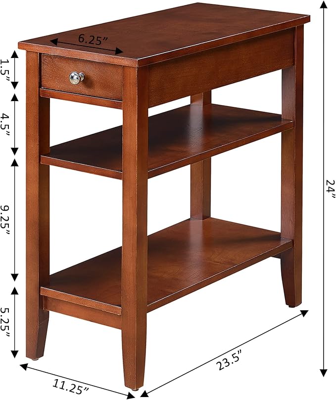 Convenience Concepts American Heritage Chairside End Table - Image 3