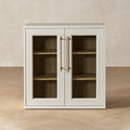 mopio Blake Storage Cabinet, Small Modular Accent Display Sideboard Buffet by MopioInc