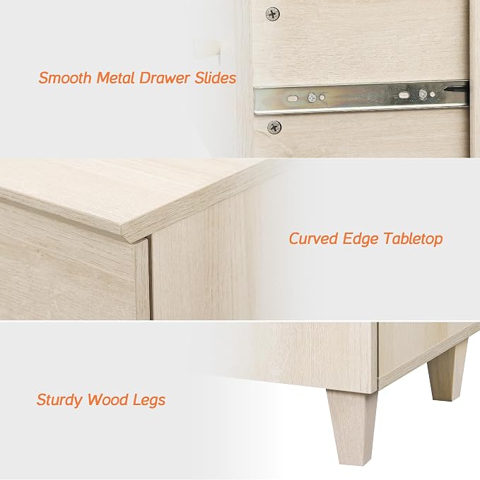 WAMPAT TV Stand Cabinets for 120+ Inches TVs, 4-in-1 Wood Media Console Table - Image 7