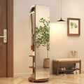 Muwuele Solid Wood Full Length Mirror Coat Rack, Floor Mirror by Muwuele