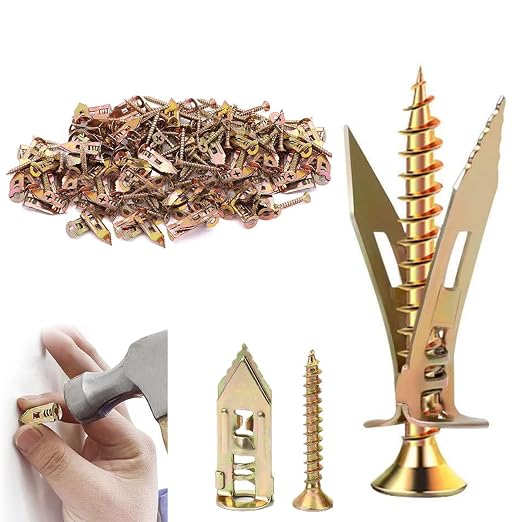 Self Drilling Anchors Screws, Self Drilling Drywall Anchors and Screws kit by CLRZOLHighQualityTrustworthy
