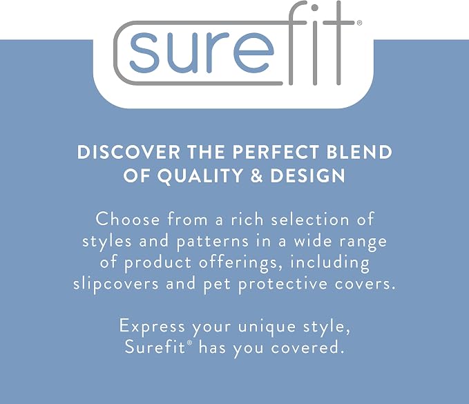 SureFit Cove Cotton Canvas Short Dining Room Chair Covers, Dining Chair Cover - Image 2