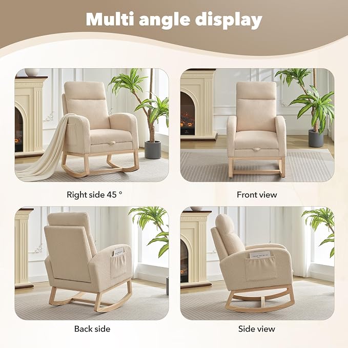 Rocking Chair Nursery, Nursing Rocking Chairs - Image 3