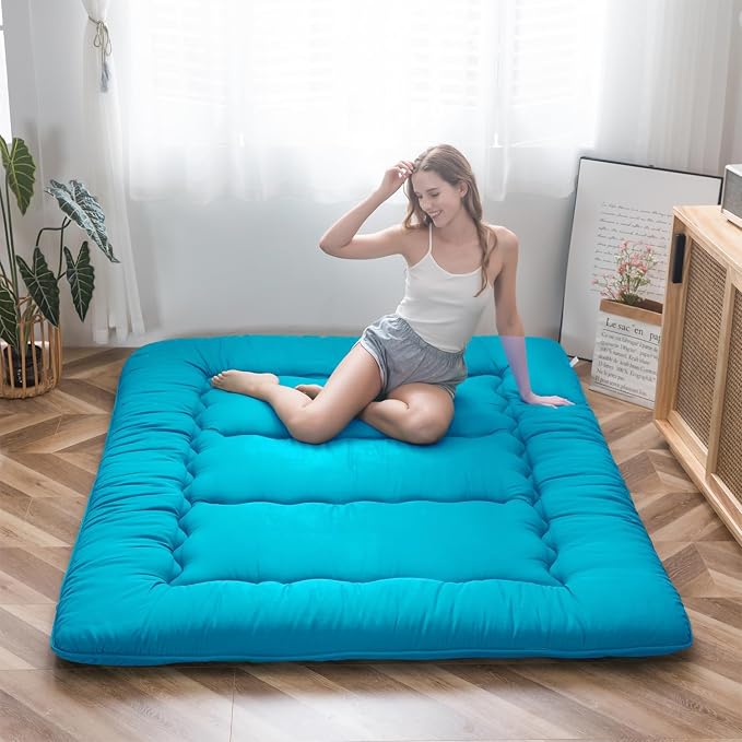 MAXYOYO Japanese Floor Mattress Futon Mattress, Thicken Tatami Mat Sleeping Pad by MAXYOYO