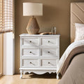 HULALA HOME 3-Drawer Nightstand by HULALAHOME