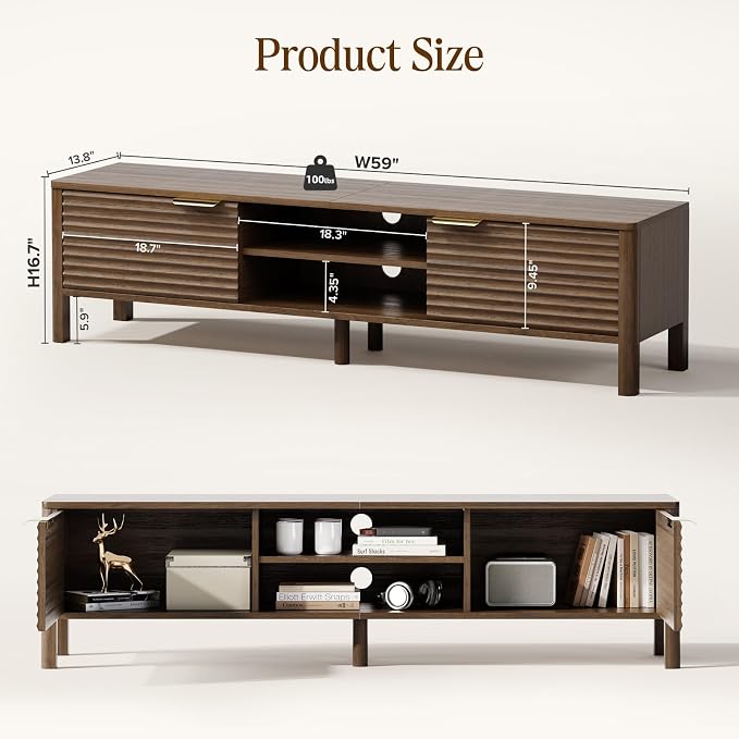 IKALIFE TV Stand for Living Room - Image 2