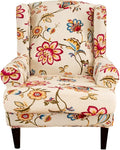 KRFOONN Wingback Chair Covers Slipcovers 2 Piece Stretch Wing Chair Covers by KRFOONN