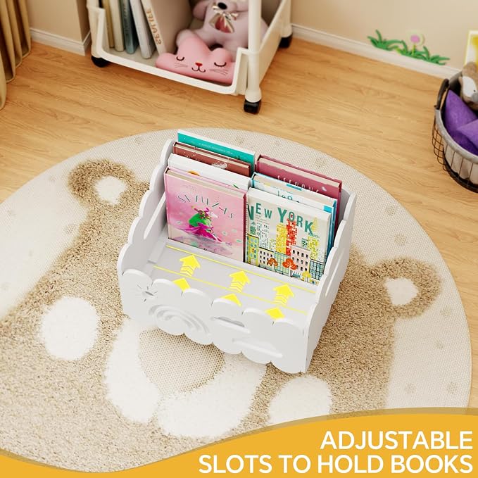 Wood Kids Bookshelf, Montessori Bookshelf, - Image 5