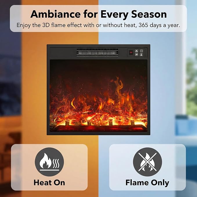 YESHOMY Fireplace TV Stand - Image 7