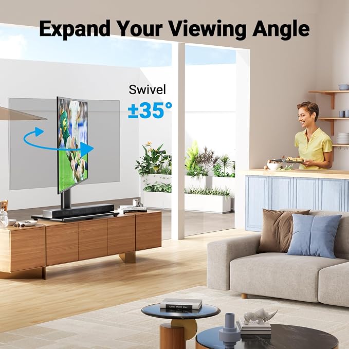 PERLESMITH Swivel Universal TV Stand Mount - Image 3