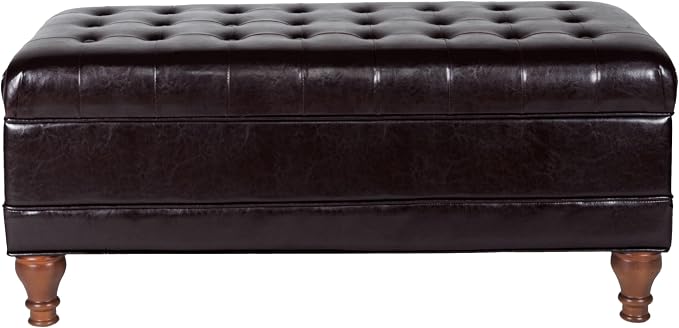 HomePop Deluxe Tufted Storage Bench - Image 6