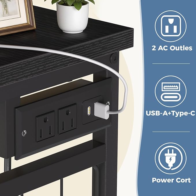 DUMOS Black Dresser for Bedroom - Image 7