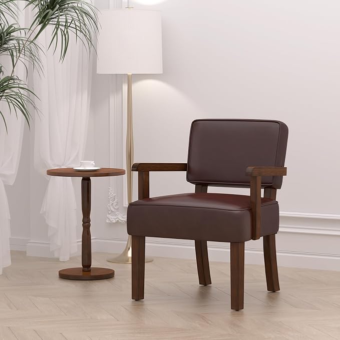 FAGAGA Accent Chair, PU Leather Living Room Chairs Oversized - Image 2