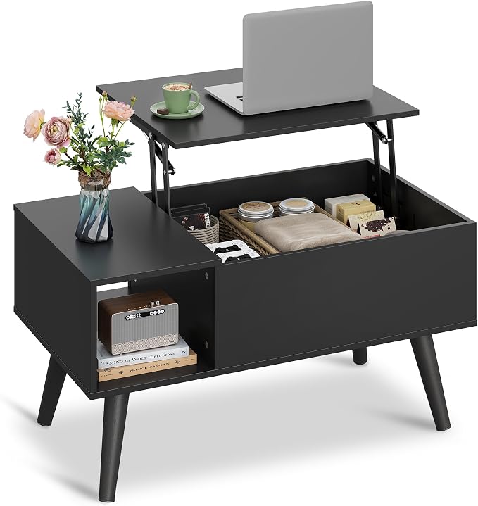 WLIVE Coffee Table for Living Room, Small Coffee Table by WLIVE
