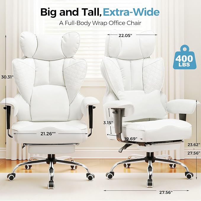 COMHOMA Desk Office Chair Big and Tall Office Chairs Ergonomic Gaming Chairs - Image 2