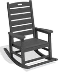 SERWALL Outdoor Rocking Chair, Oversized Rocking Chair by SERWALL