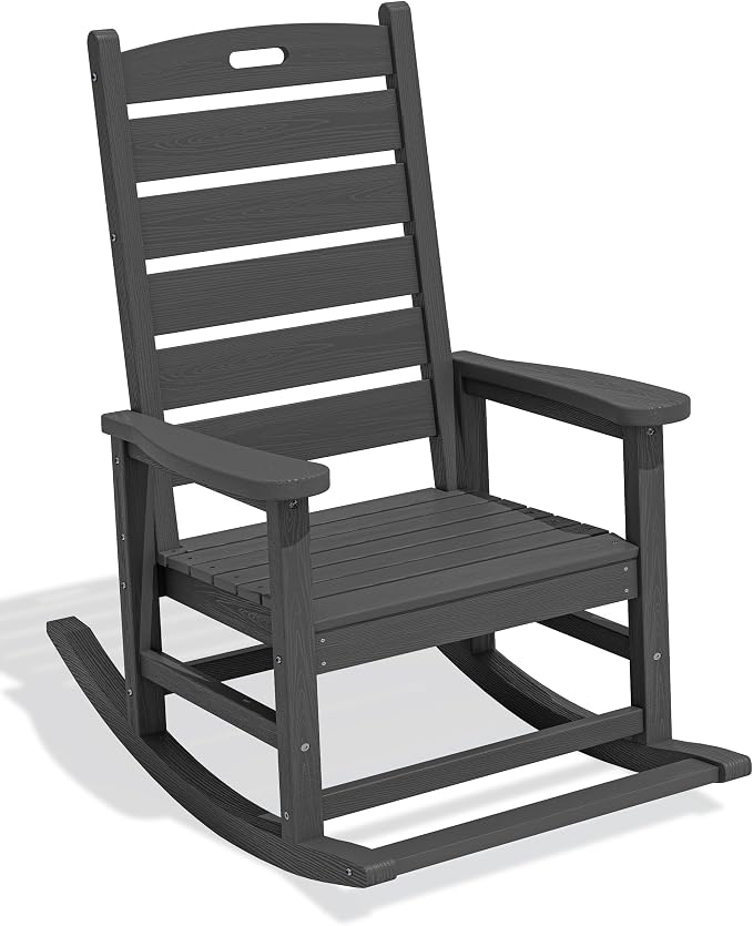 SERWALL Outdoor Rocking Chair, Oversized Rocking Chair by SERWALL