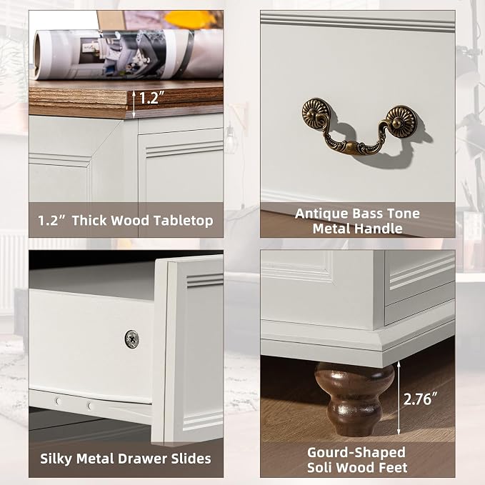 Joaxswe Farmhouse 54" 7 Drawers Dresser - Image 5