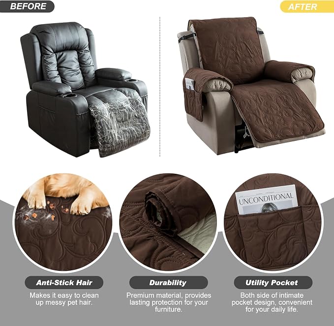 100% Waterproof Recliner Chair Cover, Recliner Chair Covers - Image 4