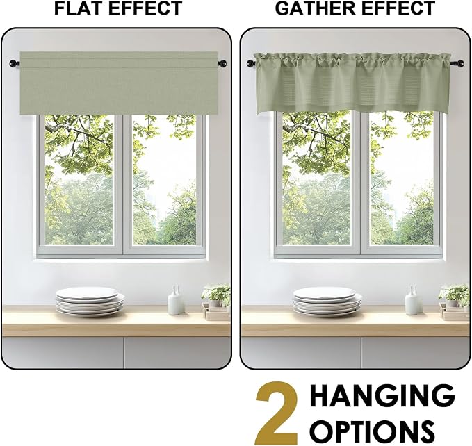 OWENIE Bob 1 PCS Light Green Valances - Image 5