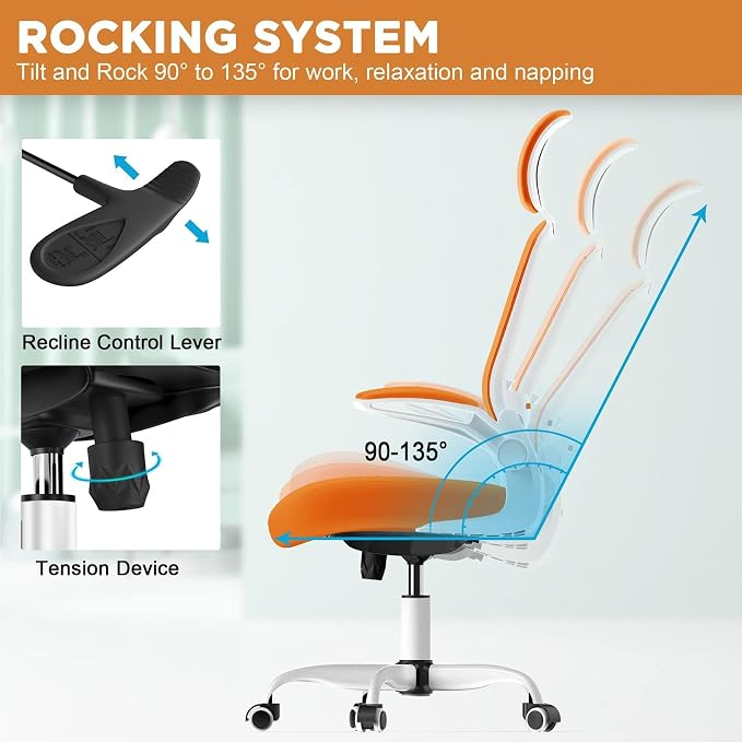Mimoglad Office Chair, High Back Ergonomic Desk Chair - Image 6
