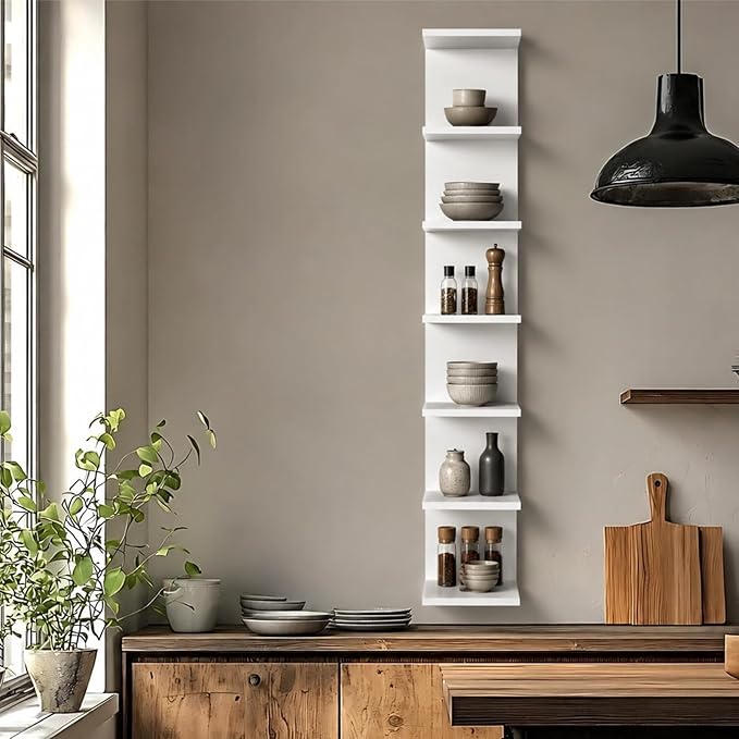 Homaterial 7 Tier Floating Shelf - Image 5